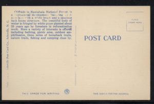 North Carolina colour PC Bath House Nantahala Nat Forest, N.C., unused