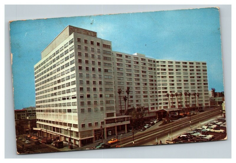 Vintage 1954 Postcard Statler Hotel Wilshire and Figueroa Los Angeles California