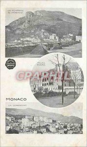 Old Postcard Remparts Monaco Ducal Palace La Condamine