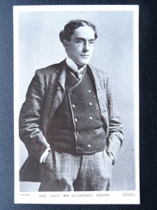English Portrait MR. LAURENCE IRVING Dramatist & Novelist c1914 RP Postcard