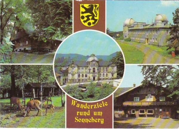 Germany Sonneberg Lutherhaus Spielzeugmuseum Sternwarte &Tiergehege an der Bl...