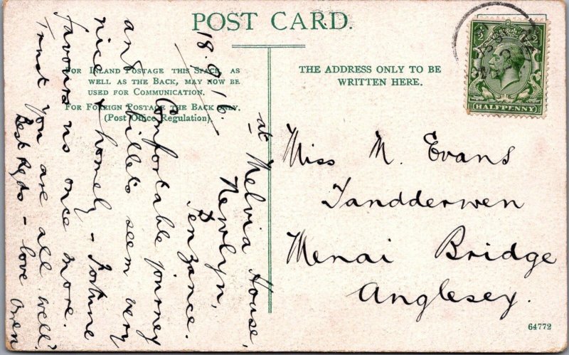 Cornwall Postcard - Newlyn, near Penzance  XT683