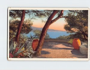 Postcard Giardini Villa Mortola Ventimiglia Italy