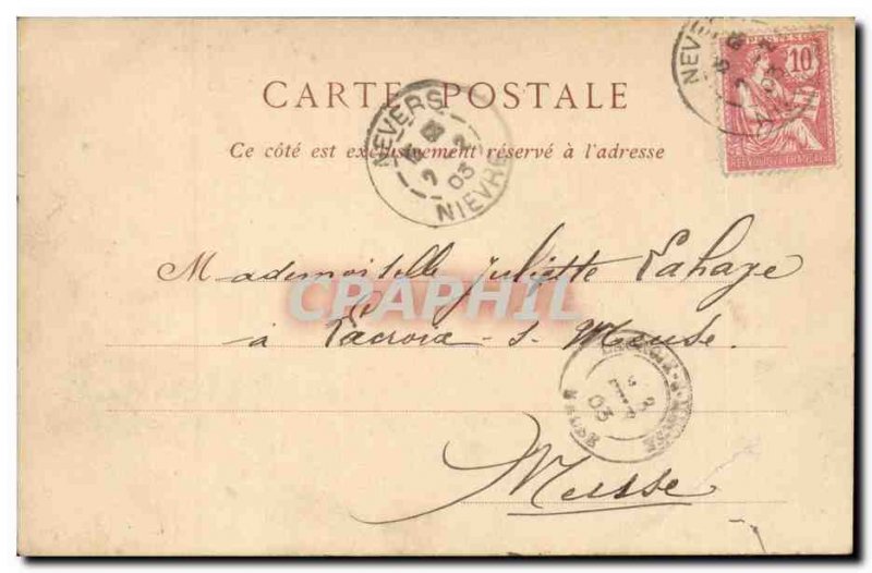 Nevers - Vue Generale - Old Postcard