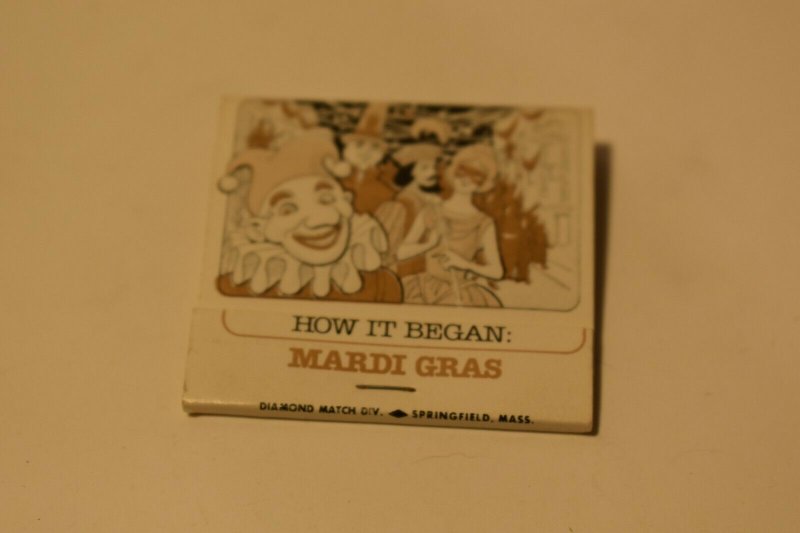 How It Began: Mardi Gras 30 Strike Matchbook