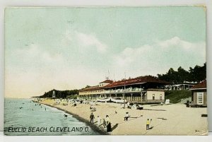 Cleveland Ohio Euclid Beach 1908 to Newton Junction NH Postcard J6
