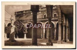 Postcard Old Jerusalem Inside the Cloister of the Dominican Convent Palestine