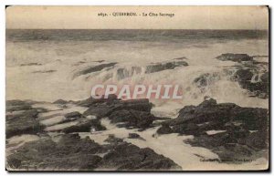 Old Postcard Quiberon Cote Sauvage