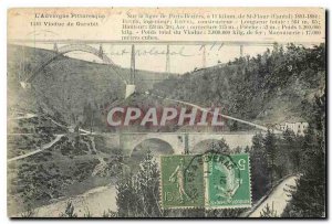 Old Postcard Auvergne Picturesque Viaduct Garabit