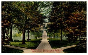 Massachusetts  New Bedford Sodier's and Sailors Monument