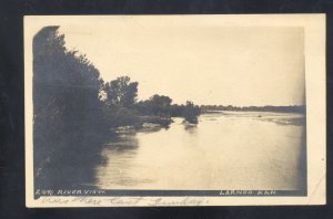 RPPC LARNED KANSAS RIVERVIEW ML ZERCHER VINTAGE REAL PHOTO POSTCARD