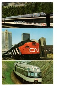 CN Passenger Railway Trains, Canada,