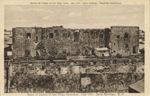 dominican republic, SANTO DOMINGO, Ruinas del Alcazar de Don Diego Colón (1930s)