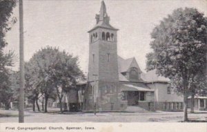 Church First Congregational Church Spencer Iowa 1910