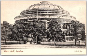 Albert Concert Hall Kensington London England Building Postcard