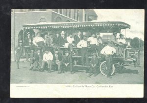 COFFEYVILLE KANSAS COFFEYVILLE MOTOR CAR VINTAGE POSTCARD