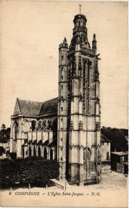 CPA COMPIEGNE - L'Église St-Jacques (291314)