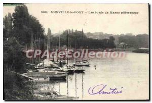 Old Postcard Joinville Le Pont Les Bords De Marne Picturesque