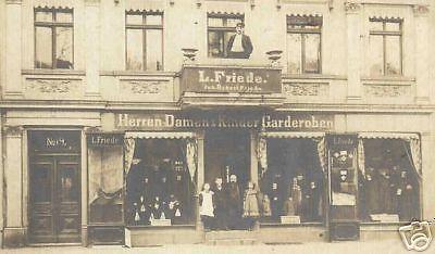 germany WITTENBERGE Jewish Clothing Store 1907 JUDAICA