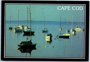 Postcard - A tranquil anchorage in Cape Cod Harbor, Cape Cod - Massachusetts