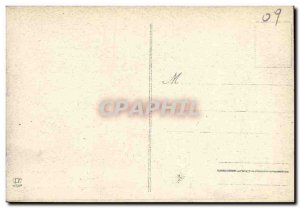 Postcard Old Saint Lizier Inside the cloister