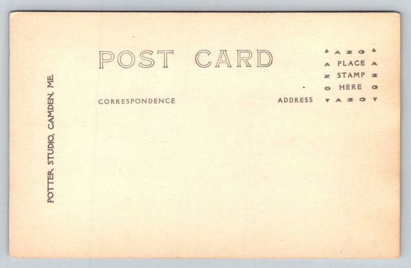 RPPC   Camden  Maine   Postcard