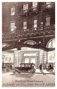 New York  Albany Hotel, Fire proof Annex, New Stout St. Entrance