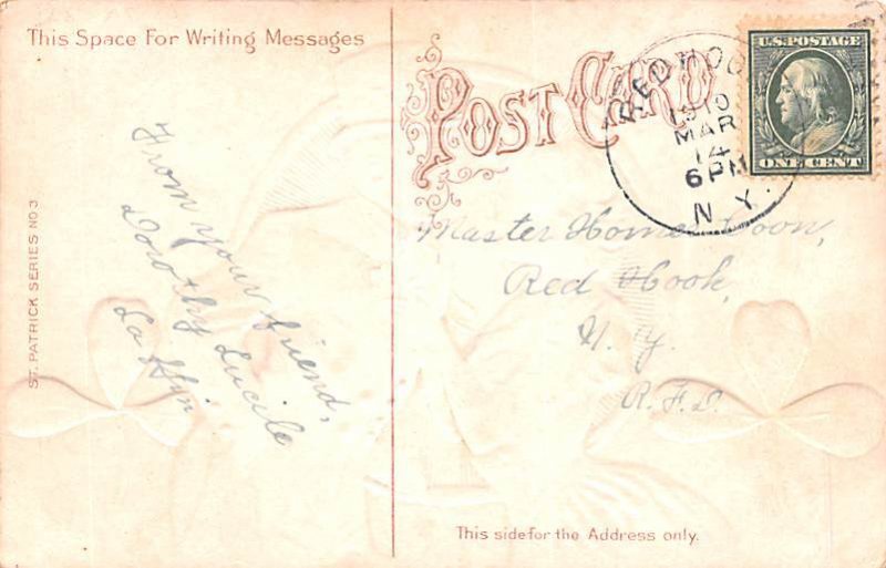 Saint Patricks Day  Saint Patricks Day Postcard