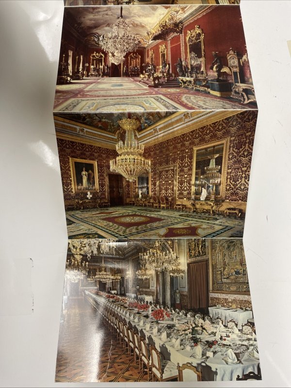 Palacio de Oriente Madrid Spain Postcard Booklet - 12 Photos