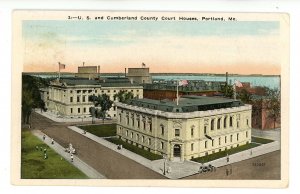 ME - Portland. Cumberland County Courthouse & US Courthouse