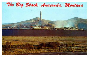 Postcard FACTORY SCENE Anaconda Montana MT AS5279