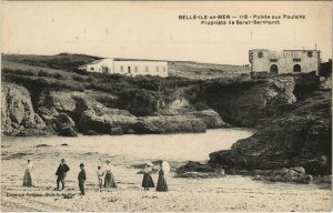 CPA BELLE-ILE-en-MER Pointe aux Poulins (145010)