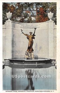 Spence Trask Memorial Fountain - Saratoga Springs, New York NY  