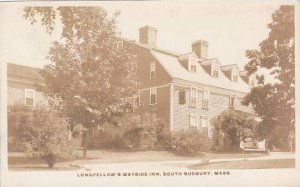 Massachusetts South Sudbury Longfellow's Wayside Inn Real Photo RPPC