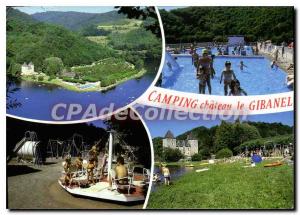 Postcard Modern Argentat Camping Chateau Le Gibanel