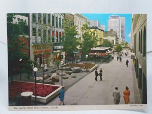 Sparks Street Mall Ottawa Canada Vintage Postcard