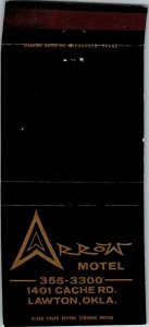 Vintage Matchbook Cover Arrow Motel Lawton, Oklahoma MB121