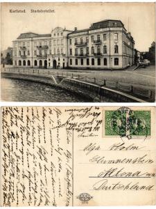 CPA AK KARLSTAD Stadshotellet SWEDEN (418639)