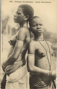 dahomey benin, Native Nude Women, Scarification (1910s) Fortier 1012 Postcard