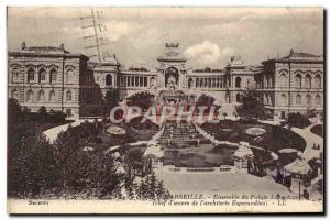 Old Postcard Set Marseille Du Palais Longchamp