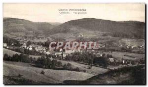 Postcard Old Picturesque Cantal Condat Vue Generale