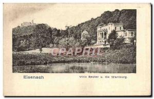 Old Postcard Eisenach Villa Reuter u Die Wartburg