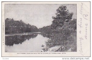 Scenic view,  Cotters Lake,  Charlottesburgh,  Sta. New York,   PU_1907