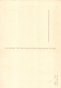 B165 Comic Humor Knight beheaded Dragon Nymph Fantasy postcard