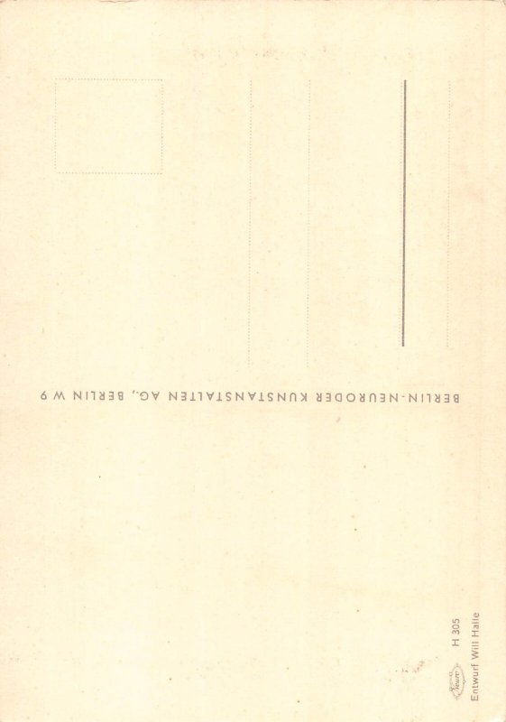 B165 Comic Humor Knight beheaded Dragon Nymph Fantasy postcard