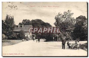 Old Postcard Nancy Parc St Mary Alsatian House