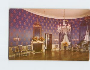 Postcard Blue Room, The White House, Washington, District of Columbia