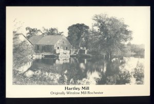 Rochester, Massachusetts/MA/Mass Postcard, Hartley Mill, Originally Winslow Mill