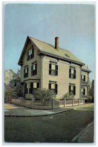 c1950's Former Home Of Mary Baker Eddy House Road Lynn Massachusetts MA Postcard