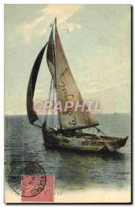 Postcard Old Fishing Boat